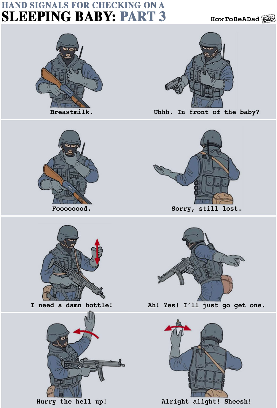 funny way to hand signal